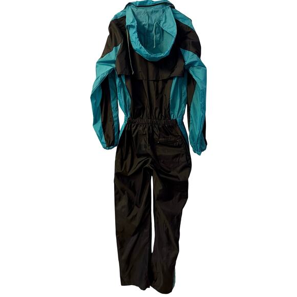 Puma Pants - RARE Vintage 90s Puma Nylon Overalls Hooded size M